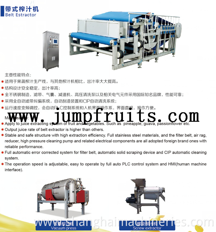 fruit extracting machine belt juice extractor